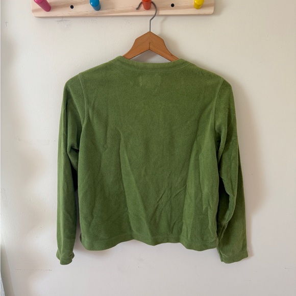 Vintage Green Crewneck Cardigan - Picture 5 of 5